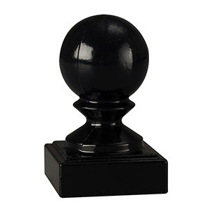 2-1/2" Ball Cap, Black