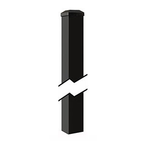 106" x 2-1/2" Blank Gate Post 0.125 for 6'H Panel Bronze